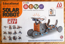 NEW/SEALED Lucky Doug STEM Educational 12-In-1 "Solar Robot" Kit Ages 8