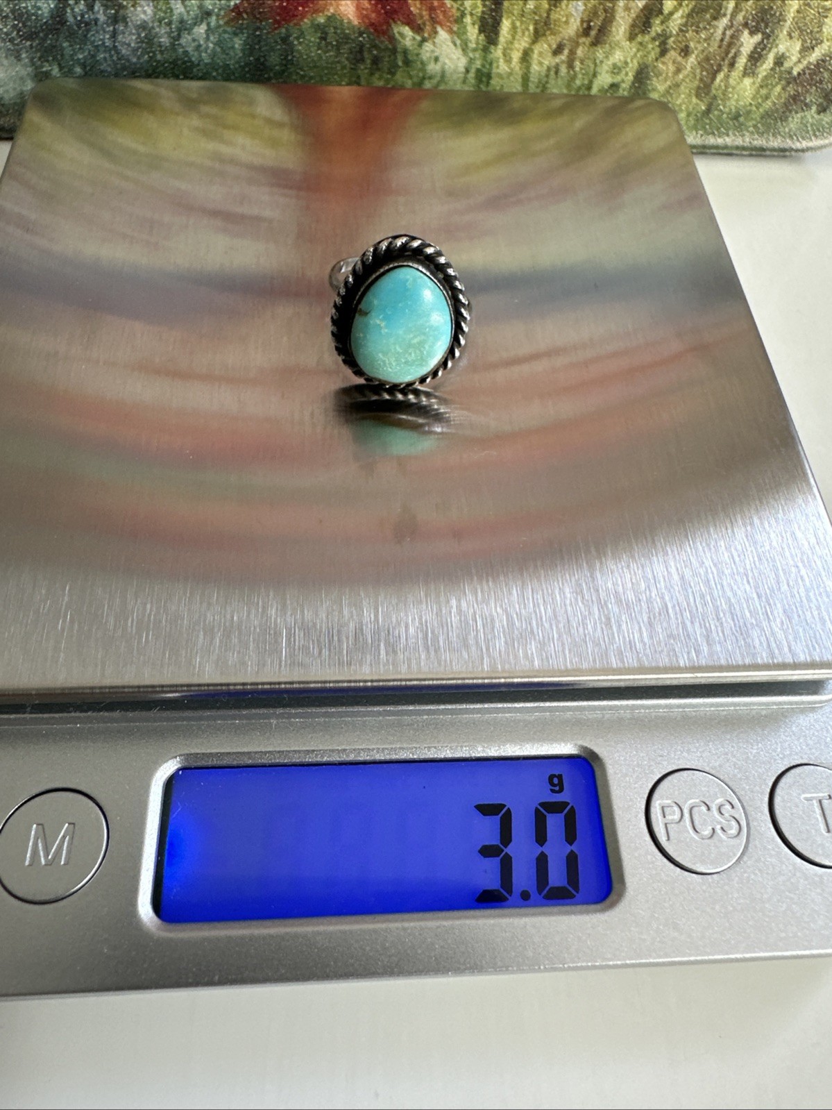 NATIVE AMERICAN VTG EASTER EGG BLUE TURQUOISE STE… - image 10