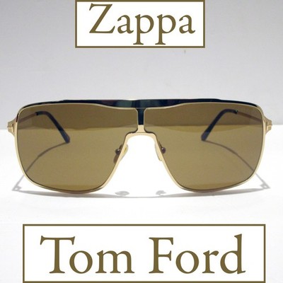 Tom Ford Zappa TF1173 30E Sunglasses Men's Navigator Gold Frame Brown Lens 140mm