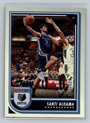 2022-23 Hoops #140 Santi Aldama Silver #/199