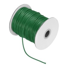 Waxed Cord 3.5mm Waxed Thread 44 Yard Wax String Leather Cord Dark Green