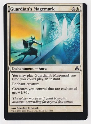 Miscut Guardian's Magemark LP Guildpact 2006 MTG Magic Factory Error Misprint!