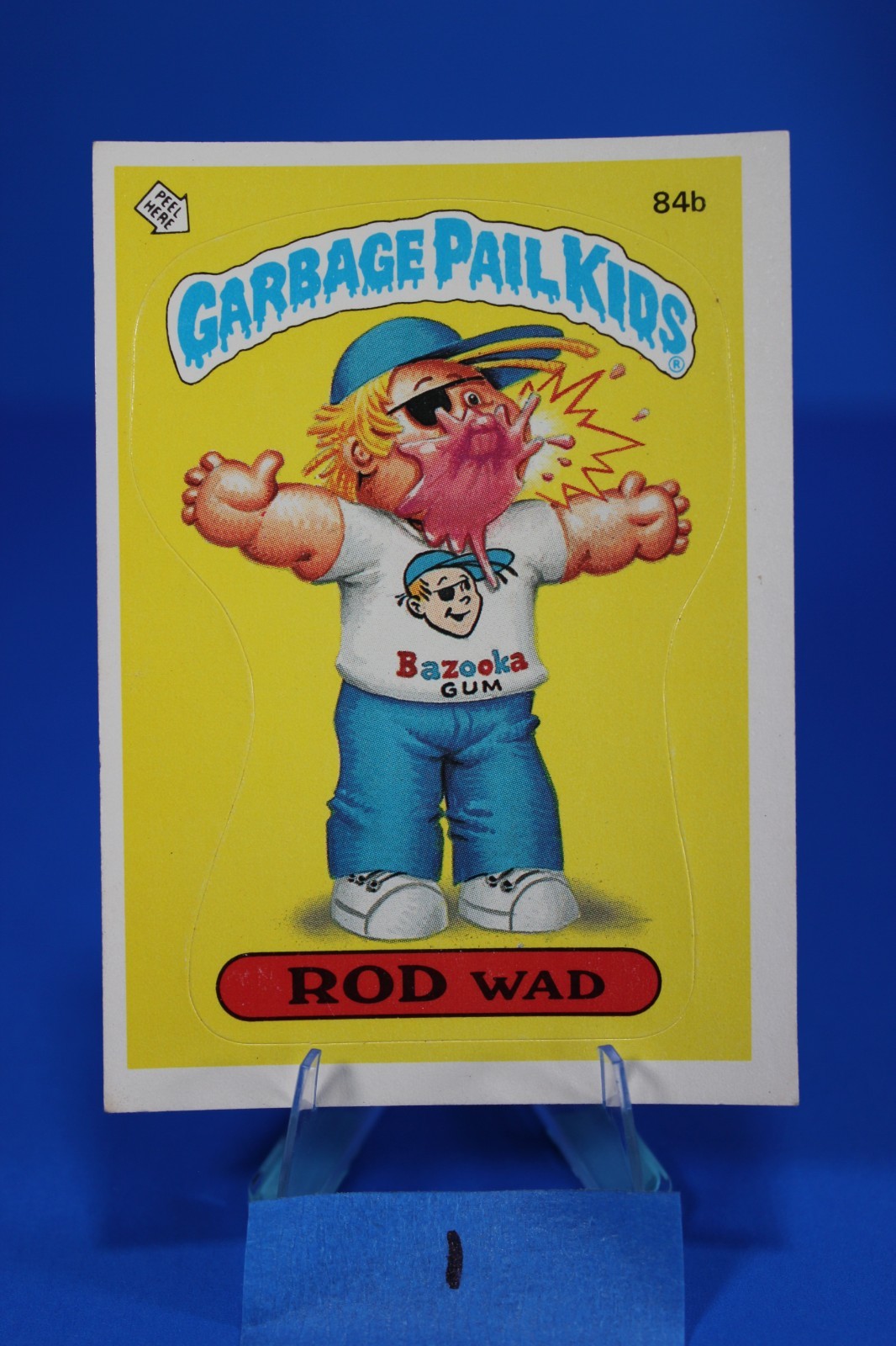 1986 Topps Garbage Pail Kids Card GPK Third Series 3 OS3 84b Rod Wad