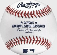 MLB RAWLINGS OFFICIAL MAJOR LEAGUE BASEBALLS  MANFRED 1/2 DOZEN - QTY 6 NEW