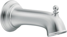 Moen 3857 Brantford Tub Spout with Diverter, 1/2-Inch Slip-Fit CC Connection, Ch