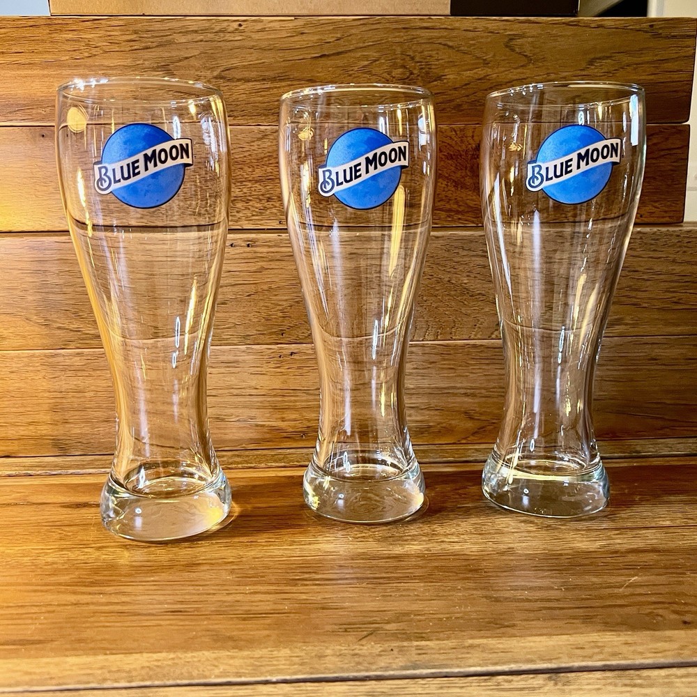 Blue Moon Beer 23oz Wheat Pilsner Glass