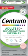 Centrum Select WOMEN/MEN 50+ Multivitamin 60 Chewable Tablets From Canada Fresh