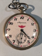 Orologio da Tasca MOLNIJA  Meccanico Ferrovie fabbricazione URSS CCCP eccellente