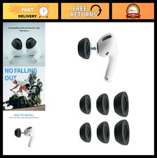 Memory Foam Earbud Tips for AirPods Pro  Ultimate Comfort  Noise Isolation  A