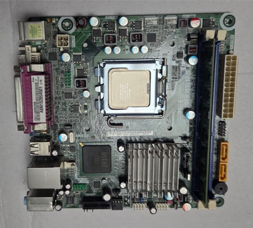 PEGATRON IPX41-R3 rev1.01 SKT775 Motherboard E6600 CPU 2GB DDR3 w/IOP - Image 4 of 4