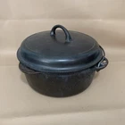 Antique Griswold Cast Iron #8 Erie Tite-Top 1278C Dutch Oven w Self Basting Lid