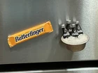 Vintage 1999 Coca-Cola Company Coca-Cola bottles on ice And Butterfinger Magnets