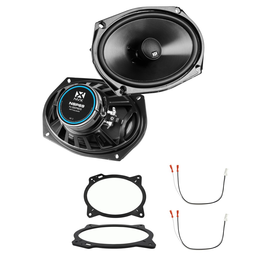 NVX Rear N-Series Speaker Upgrade Kit for 2009-2016 Toyota Corolla