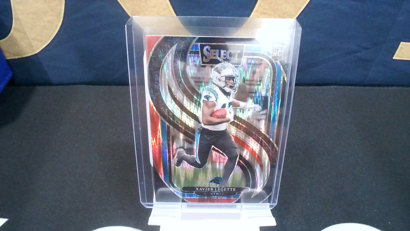 2024 Panini Select - Premier Level Xavier Legette #101 Red Shock Prizm /249 (RC)