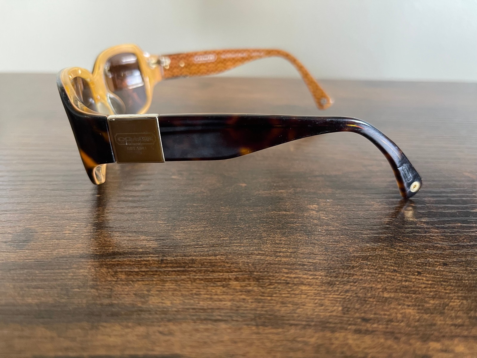 Coach Square Delphine Tortoise Shell Sunglasses F… - image 8