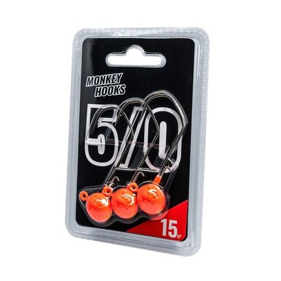 Monkey Lures Monkey Hooks 4/0 3-24g Bleikopf