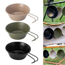 310ml Camping Dish Sierra Cup Tableware Hiking Picnic Lack Syrah Bowl Durable