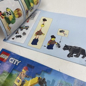 ORIGINAL RETRO LEGO USED Toy Instruction Book Manual Set - CITY 60252 (2) 60159