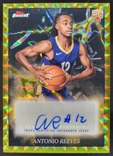 2024-25 Topps Finest Antonio Reeves Electrifying Gold Geometric /50 RC Auto CL