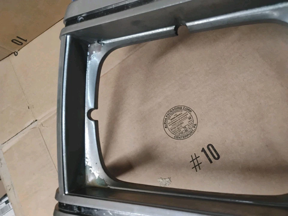 1981 Chevrolet Malibu Right Front Headlight & Signal Bezel Chrome Original OEM - Image 3 of 4