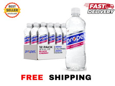 Propel Electrolyte Enhanced Water Sports Drink, Black 16.9 Fl Oz (Pack of 12) 