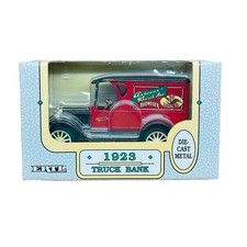 VINTAGE 1923 Truck Bank Anheuser Busch Budweiser Beer Metal Diecast NEW IN BOX