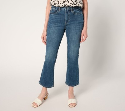 NYDJ High Rise Petite Billie Ankle Jeans with Cool Embrace Rain Springs 0 New