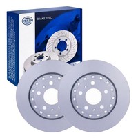 2X Hella Bremsscheiben 310Mm Hinten Passend FüR Audi A8 VW Phaeton 54523P
