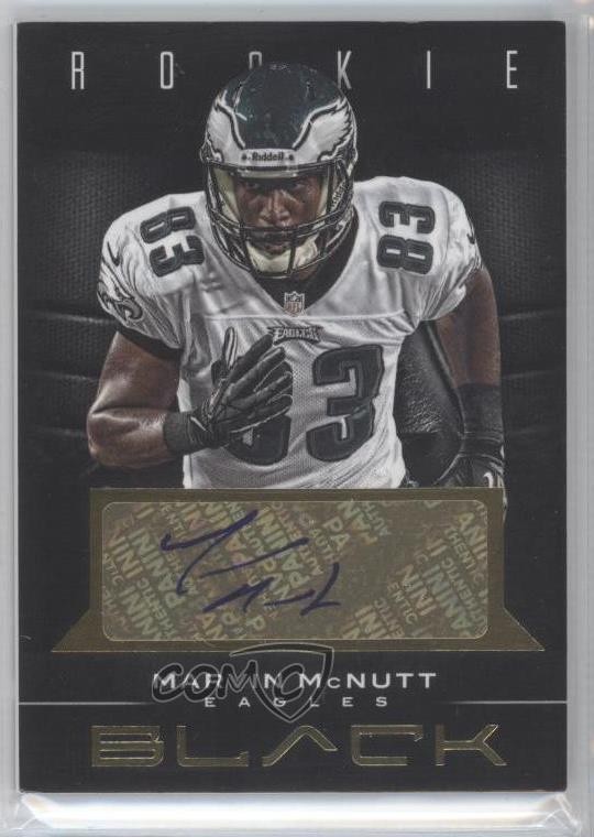 Marvin McNutt Panini Black #165 Rookie Signature-Gold