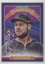 2020 Panini Donruss Diamond Kings Holo Purple Lucas Giolito #12 1x9