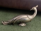 TWO Vintage Gold Gilt Pheasant Syroco MCM Hollywood Regency Bird Figurine — photo 3