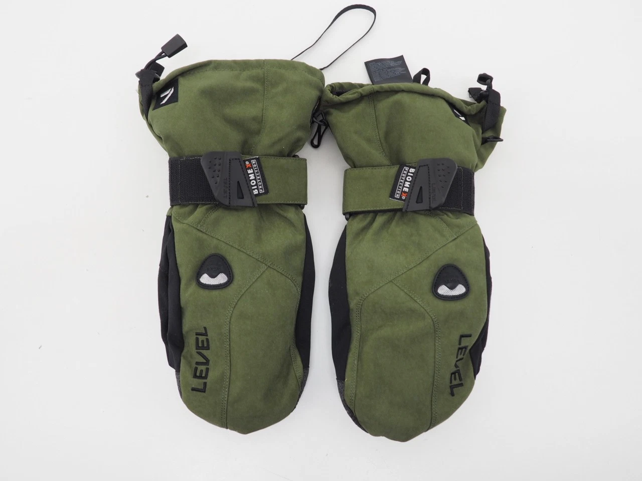 NWOT Level Fly Mitt Olive Green Size 8 M Ski/Snowboard Glove BioMex
