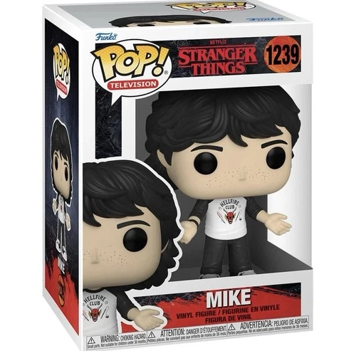 Funko Pop Stranger Things Season 4 Vinyl Figure Mike Wheeler, #1239