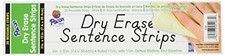 Pacon Dry Erase Sentence Strips, 12 x 3, White, 30 per Pack