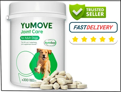 Lintbells Yumove Adult Dogs Supplement 300 Tablets Joint Mobility/Joint Care
