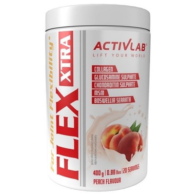 Activlab FLEX Xtra 400g Kollagen Glucosamin MSM Hyaluronsäure Vitamin C D3
