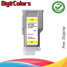 PFI-206 Yellow Ink Cartridge for Canon 6400s 6400se 6400 6450 PFI206Y