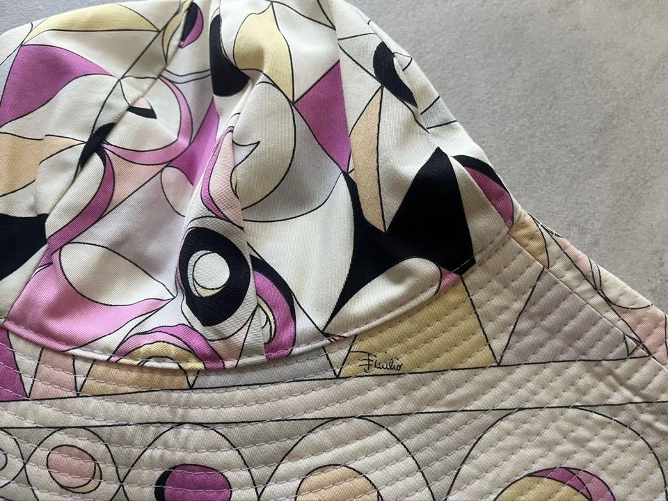 Sombrero cubo de algodón estampado geométrico EMILIO PUCCI, multicolor talla 1 para mujer  Foto 2 de 4
