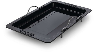 Napoleon Grill Roasting Pan - Porcelain Enameled, Drop-in Roasting Pan, 17.75 in