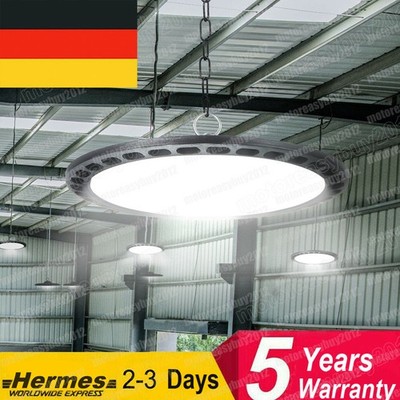 1-10x UFO LED Hallenbeleuchtung Industrielampe Hallenstrahler Hallenleuchte 500W