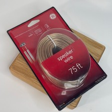GE Audio Speaker Wire #30002 - 75 ft Total Length - NEW