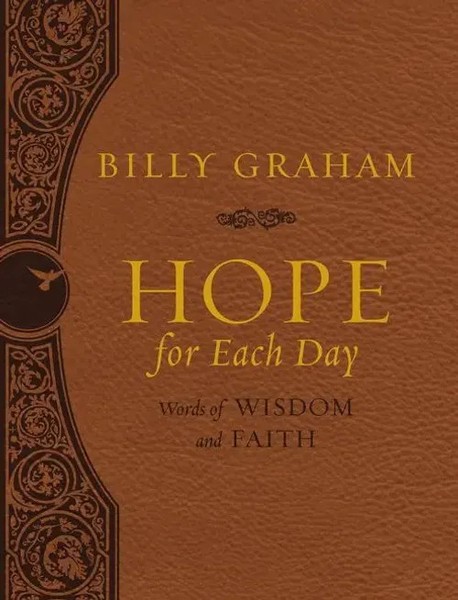 Billy Graham | Hope For Each Day Large Deluxe | Buch | Englisch (2017) | Leder-image