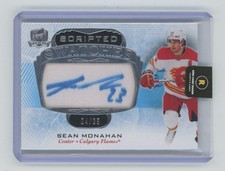 2021-22 Upper Deck The Cup Scripted Swatches /35 Sean Monahan Auto 04/35 #SS-SM
