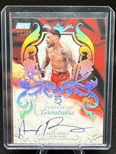 2025 Topps Royalty UFC - Pursuit of Greatness Signatures Alex Perez #POG-AZ /99