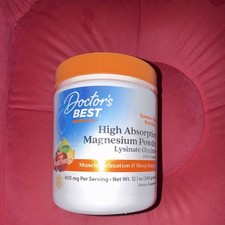Doctors Best Magnesium Powder Lysinate Glycin...