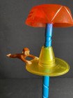 Vintage Curious George Spinning Acrobat on Spiral Stick Toy  — photo 6