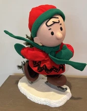 Santa’s Best Charlie Brown Holiday Animation Display 21” Tall Original Box 1999