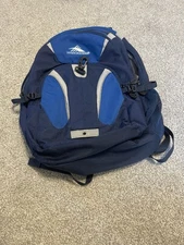 High Sierra Dark Blue Navy Backpack Multipocket