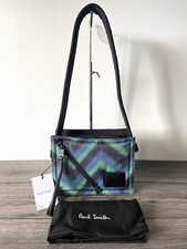 BORSA A TRACOLLA PAUL SMITH ZIG ZAG VENDITA AL DETTAGLIO £ 300 NUOVA CON ETICHETTE