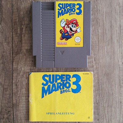 Nintendo NES   Super Mario Bros. 3   NES-UM-NOE | Modul & Anleitung